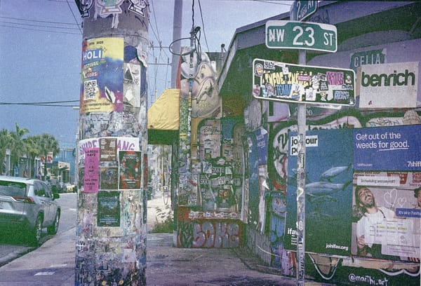 Faded vintage colour